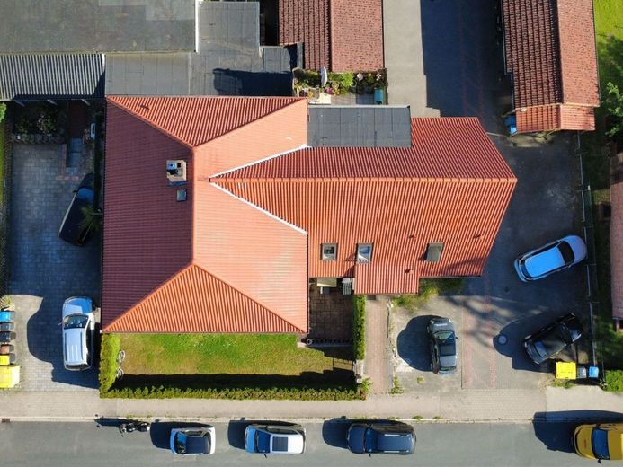 Wohnungspaket mit ca. 5,16 % Bruttorendite, Stellplätzen und Ausbaureserve in Schwarzenbek – Vogelperspektive