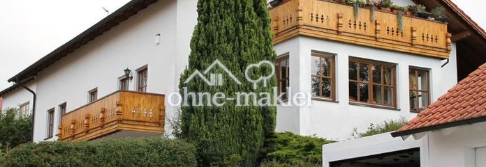 Traumwohnung m. Garten in bester Wohnlage Ende Sackgasse mit Blick in die Alpen mit PV Anlage