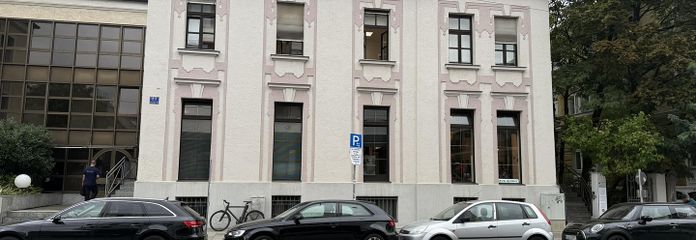 Representative Commercial/Practice/Office Space in Bogenhausen – opposite Klinikum Rechts der Isar – Praxis/Büro Außenansicht 