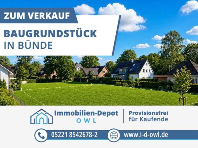Kompakt bauen, modern wohnen – Baugrundstück in Bünde-Dünne – Foto 1