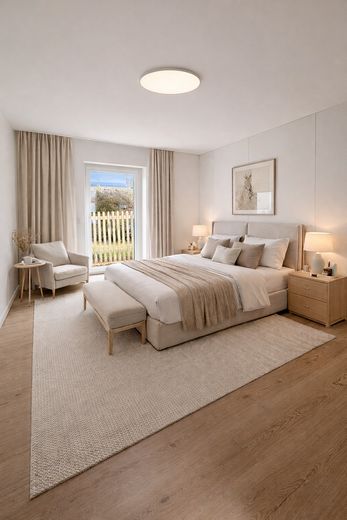 Schlafzimmer 2 möbliert