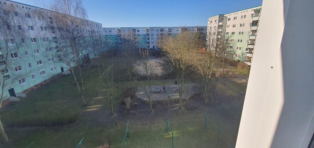 Ausblick zur Hofseite