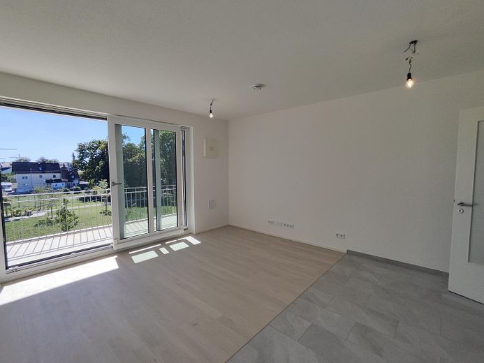Prima occupazione: nuovo appartamento di 1 locale con cucina attrezzata, balcone esposto a sud e vista sul parco, vicino alla metropolitana e alla S-Bahn di Feldmoching – Foto 5