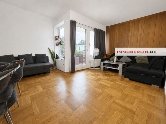 IMMOBERLIN.DE - Feine Ruhelage! Helle Wohnung mit Balkon beim Botanischen Garten Dahlem – Foto 1