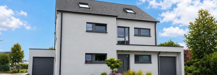 Moderna vivienda pareada de alta calidad con jardín en Sinzig-Franken – Gesamtansicht