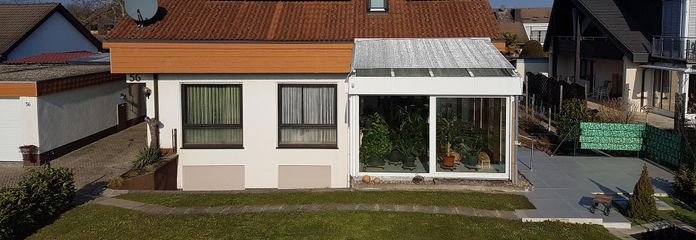 Südseite von Haus