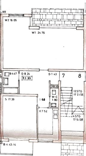 Ruhige 3-Zimmer-Wohnung in Harlaching mit zwei Balkonen und Grünblick – Grundriss