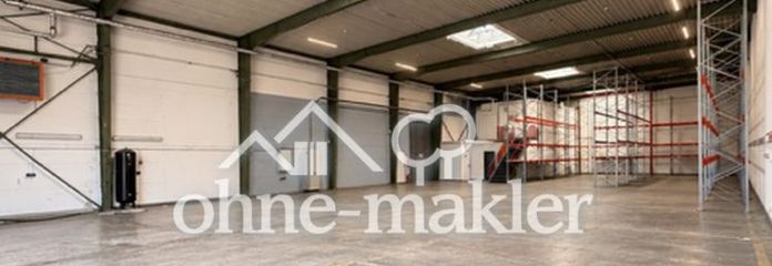 ¡Sin comisión! Nave de almacenamiento de 725 m² incl. oficina en Barsbüttel