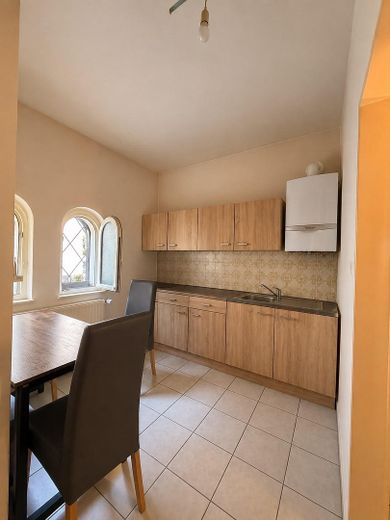 Appartamento di 2,5 locali + garage + ingresso privato + giardino, direttamente presso la TU Dortmund e il parco tecnologico di Dortmund – Küche