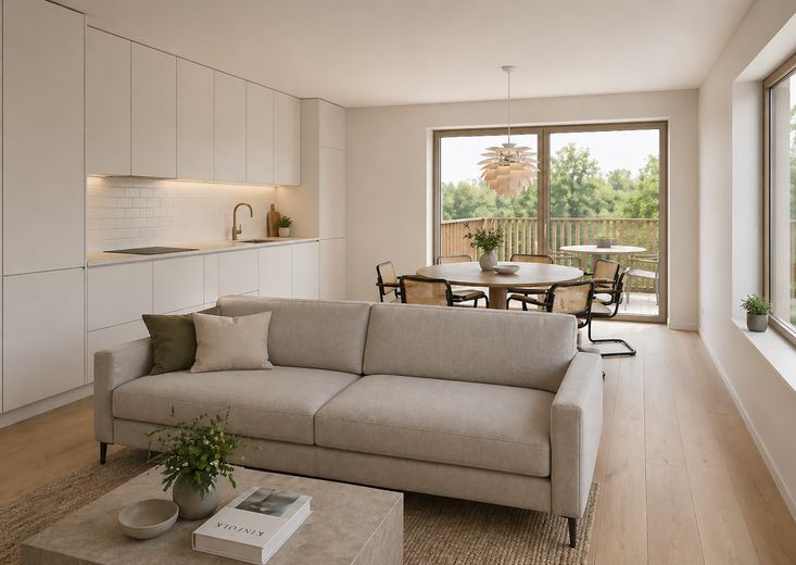 Neubau WHG 1.5 - M7/1 - 1. Obergeschoss - 63m² – Visualisierung