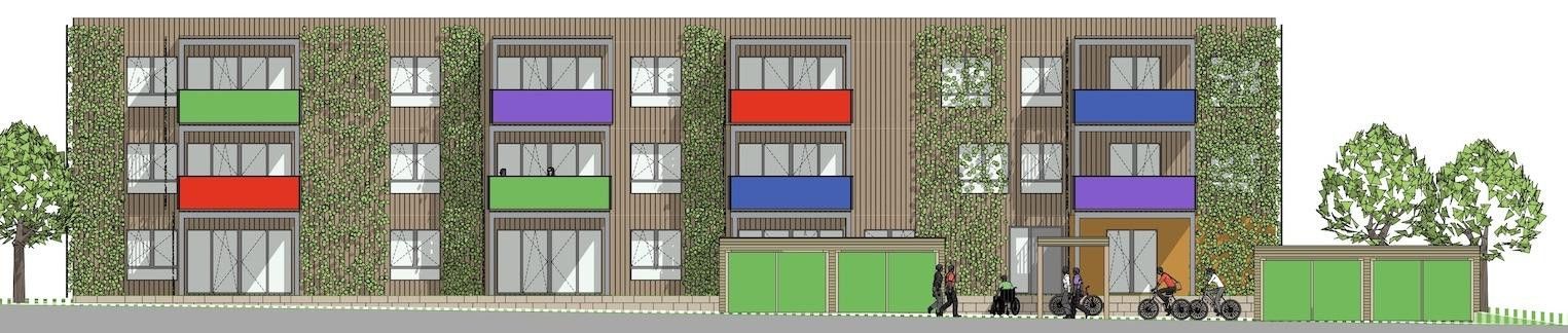 Entwurf Fassade Süd