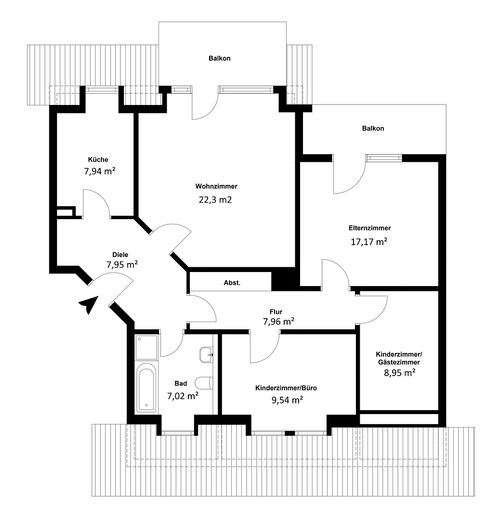 Viel Platz, viel Grün, kein Stress: Ihr neues Zuhause am Waldrand – Grundriss