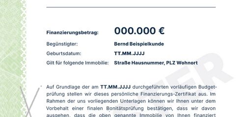 Bank-Bonität-Muster