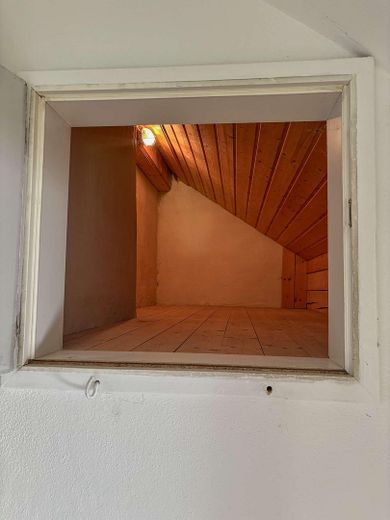 Wohnzimmer Stauraum Dachspitz