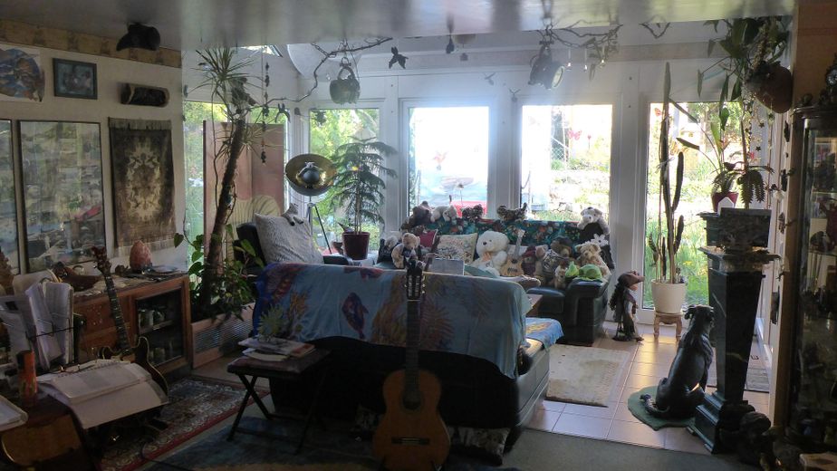 Wohnzimmer/ Wintergarten 