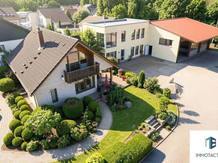 Einzigartige Investmentchance – Wohnen, Gewerbe und Halle auf 2.674 m² in begehrter Spitzenlage – Foto 1