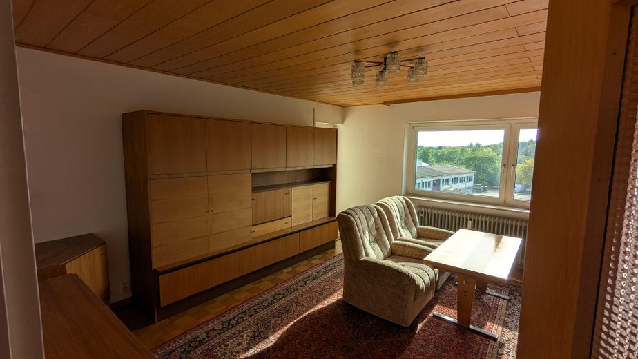 Wohnzimmer mit West-Fenster