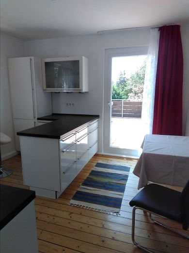 Worms Innenstadt-West'te müstakil 1 aile evi, büyük bahçe – OG Küche zur Dachterrasse hin