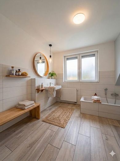 Traumhafte 2-Zimmer Wohnung - zentral gelegen – Badezimmer mit Badewanne