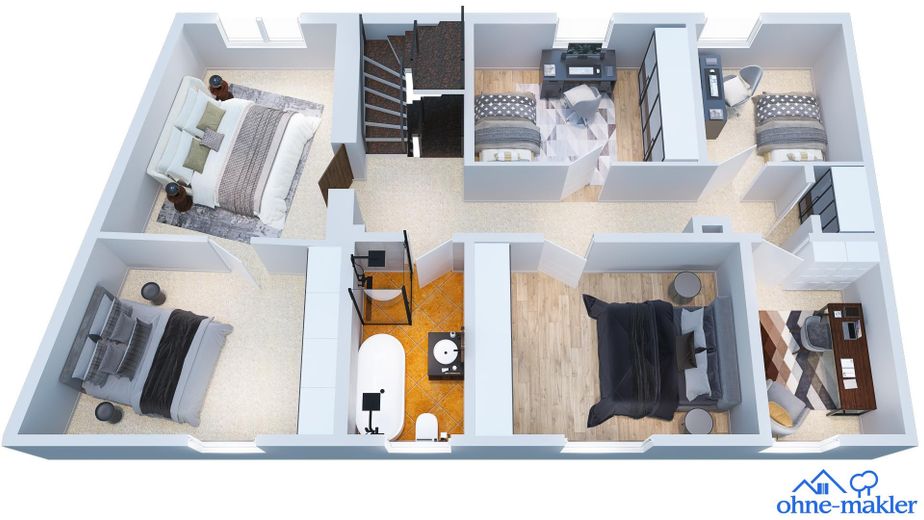 Casa unifamiliar espaciosa con 162 m² y jardín en Wachtberg-Werthhoven – OG