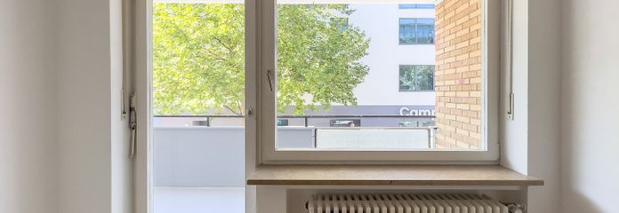 Blick auf den Balkon