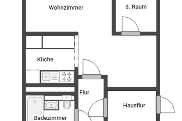 Direct beschikbaar – in 2016 gemoderniseerde 3-kamerwoning met inbouwkeuken, badkamer met ligbad en balkon