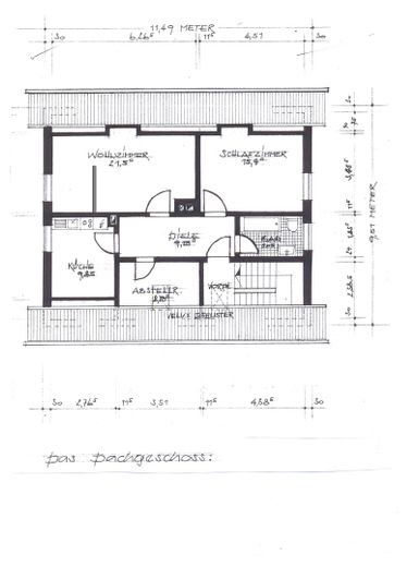 2-Generationen-Haus mit zusätzlicher Einliegerwohnung in Bad Wörishofen – Grundriss DG