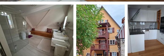 Appartement ancien en duplex élégant et exclusif dans la vieille ville, avec ascenseur et balcon – Titelbild