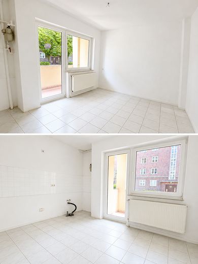 Helle 2-Zimmer-Wohnung in Bremerhaven-Mitte zu vermieten – Küche