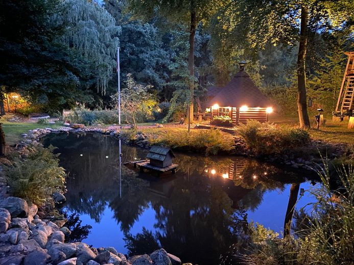 Reetdach - Anwesen in Alleinlage, 7315 qm Parkgrundstück Reetdachhaus See Teich Haus Reetdachkate – Foto 19