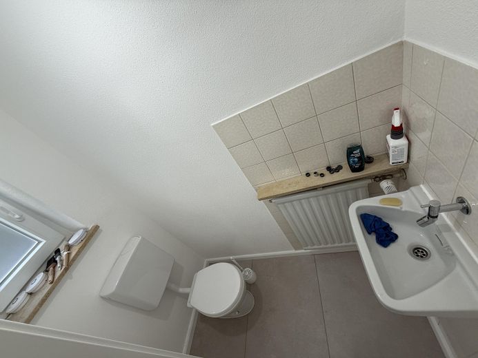 Casa a schiera ristrutturata con finiture di pregio in affitto a Mindelheim – Gäste WC