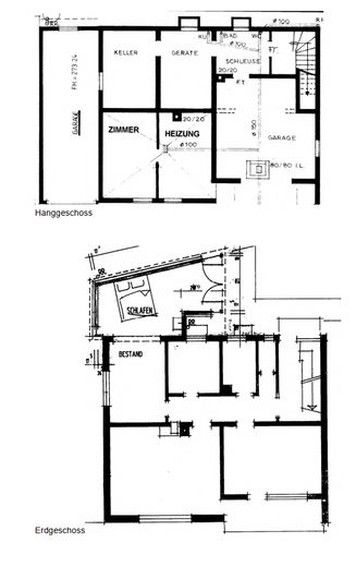 Freistehendes Wohnhaus in ruhiger Wohnlage von Nürtingen-Zizishausen – KG EG