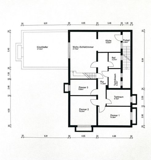 Grundriss UG