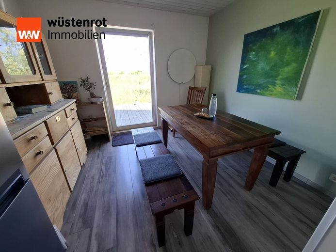 Verliebt euch in nordisches Flair: Attraktives Haus, Garten, Weitblick auf Obstplantagen - Ruhe pur! – Esszimmer