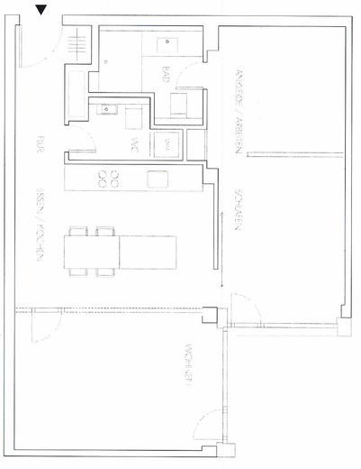 By owner: 2.5-room apartment – Grundriß