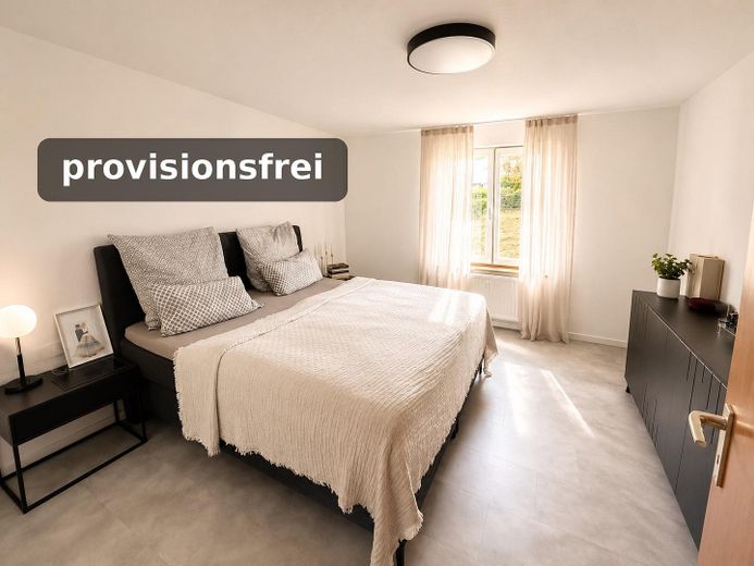 Bez prowizji: 3,5-pokojowe mieszkanie o niskim progu/barierach w Holzgerlingen – Schlafzimmer