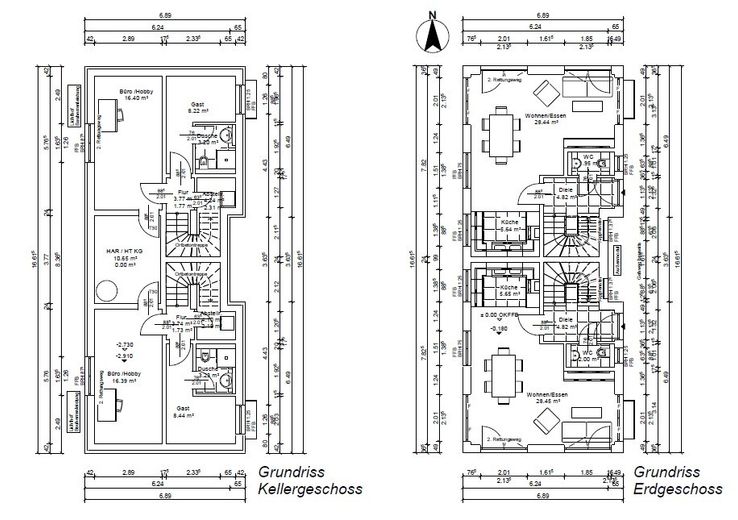 Don’t miss out this stunning opportunity - Exklusive Wohnlage - Neubau DHH in Hochheim – Grundrisse KG & EG