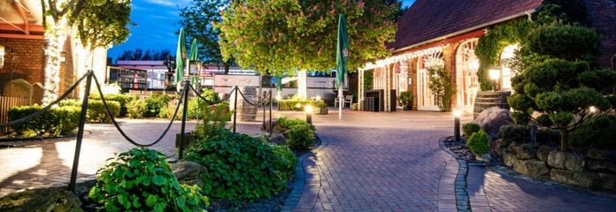Zugang zum Biergarten
