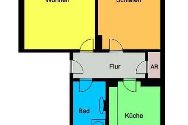 Ruhig gelegene Wohnung - Tageslichtbad mit Wanne!