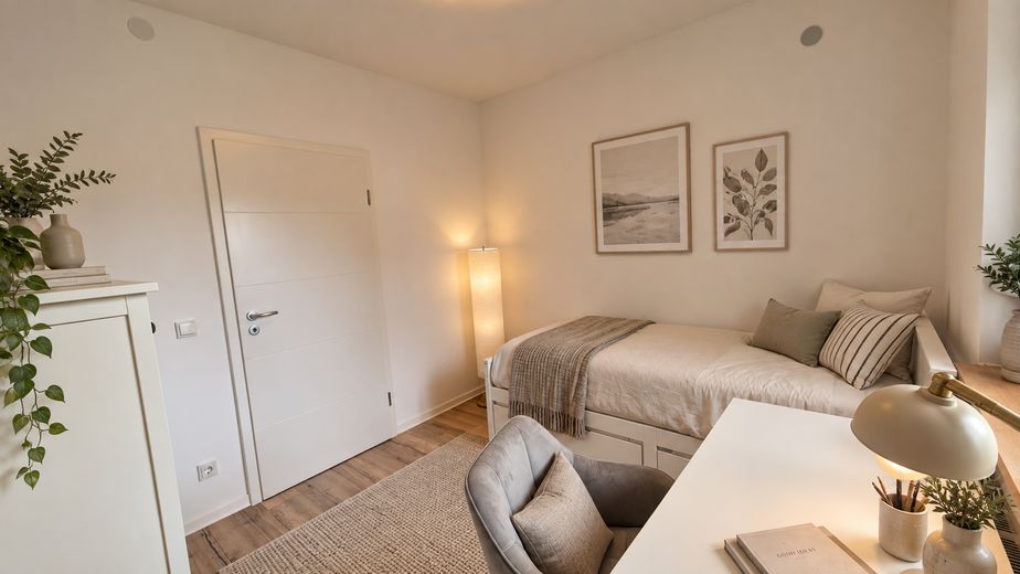 Frisch sanierte, vollmöblierte 3er-WG - Erstbezug – Großes Zimmer 650 Euro all in