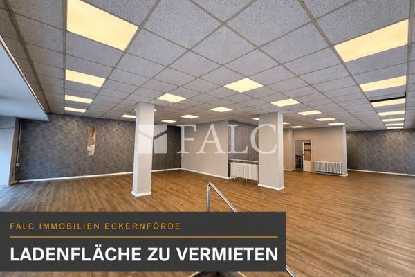 Ca. 155 m² winkelwinkel-oppervlakte – direct aan de Kieler Straße in het centrum van Eckernförde