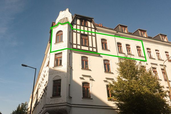 Weitblick über Gohlis – stilvolle Jugendstilwohnung mit Charme