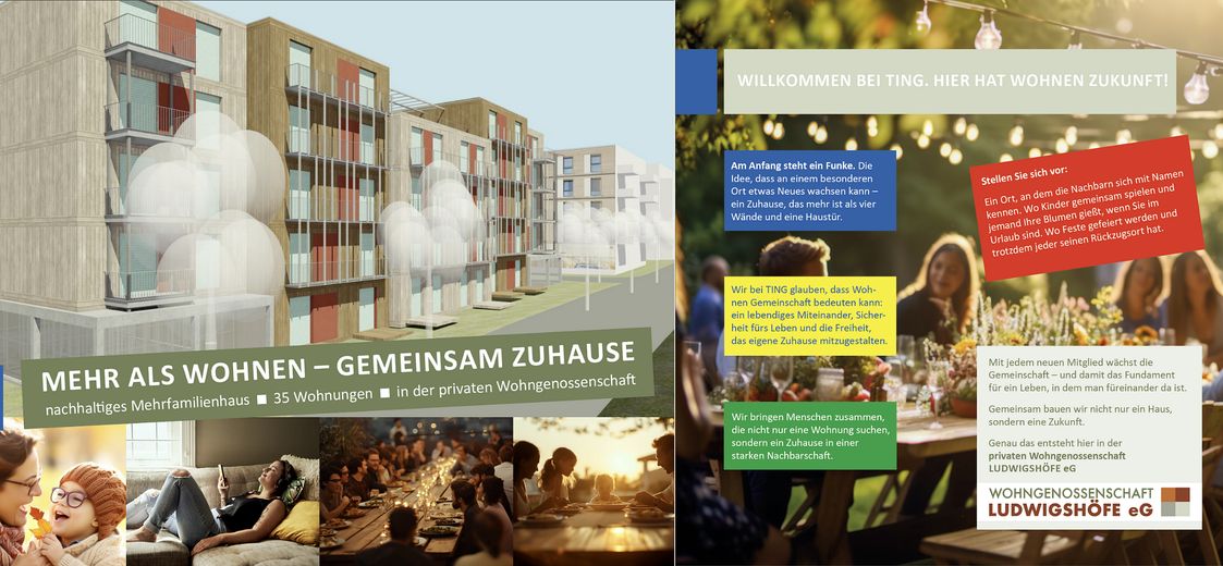 3-Zimmer-Wohnung (WBS/GEK) im Wohnquartier: Mehr als Wohnen - Gemeinsam Zuhause Ludwigshöfe (LH) – Foto 2