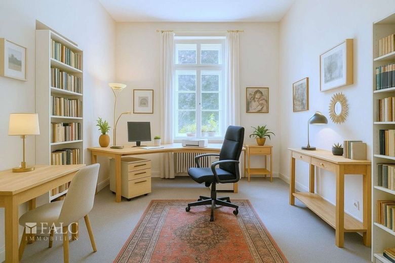 Einzigartig in Lage, Historie und Lebensqualität – Büro - KI generiert