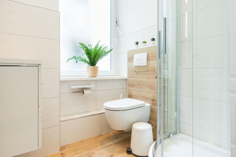 Мебльована 1-кімнатна квартира Aachen-Burtscheid, відремонтована | Furnished Apartment – Badezimmer