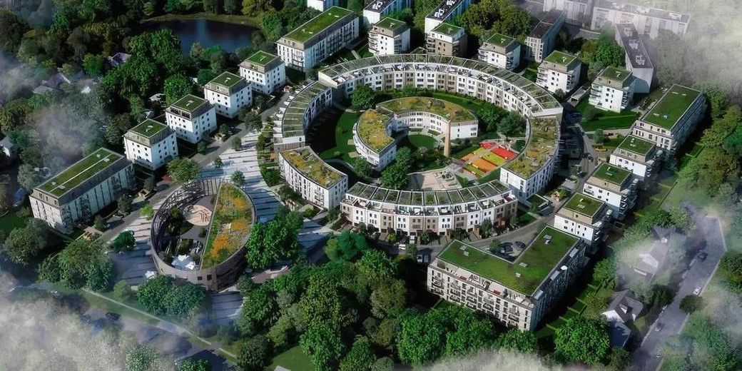 Перше заселення: сучасна, світла 2-кімнатна квартира в новобудові з балконом, ліфтом, безбар’єрна, в Альт-Марієндорфі – Quartier Hugos Projekt