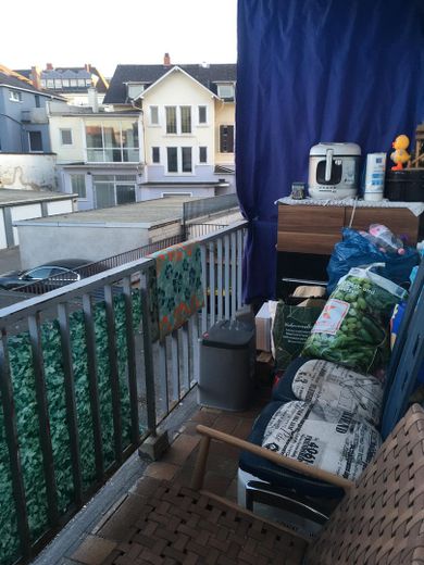 Balkon Eingang von Küche