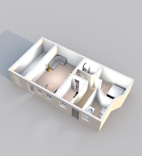 Einliegerwohnung 3D Modell