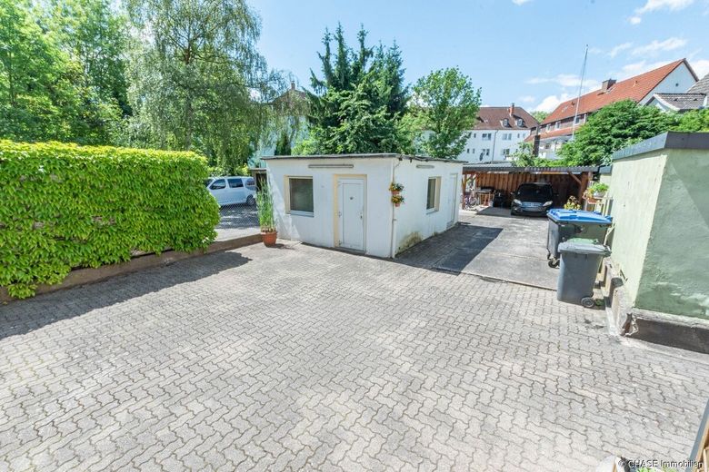 Umfangreiches Wohn-/Geschäftshaus in Stadtlage -  TOP-Entwicklungspotenzial in Hameln, Bahnhofsnähe! – Außenansicht Hof