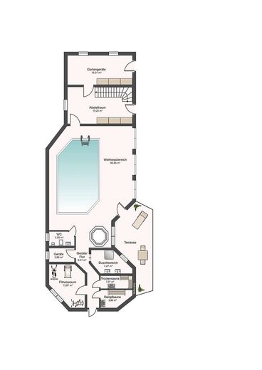 Mediterrane Finca - Villa auf ca. 6.000 m² – Privates Anwesen, 7 Min. bis Leipzig – Foto 19